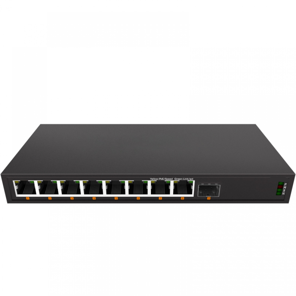 9 ports 10/100M Unmanaged Ethernet Switch