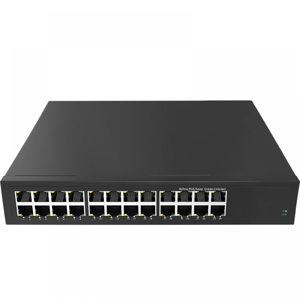 24*10/100/1000Base-T Unmanaged Ethernet Switch
