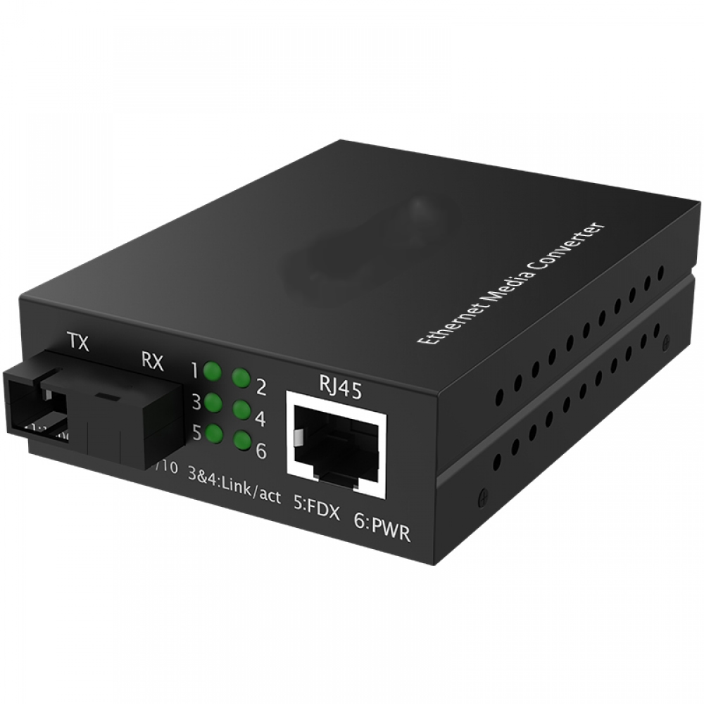 10/100/1000M Media Converters with fixed SC transceiver