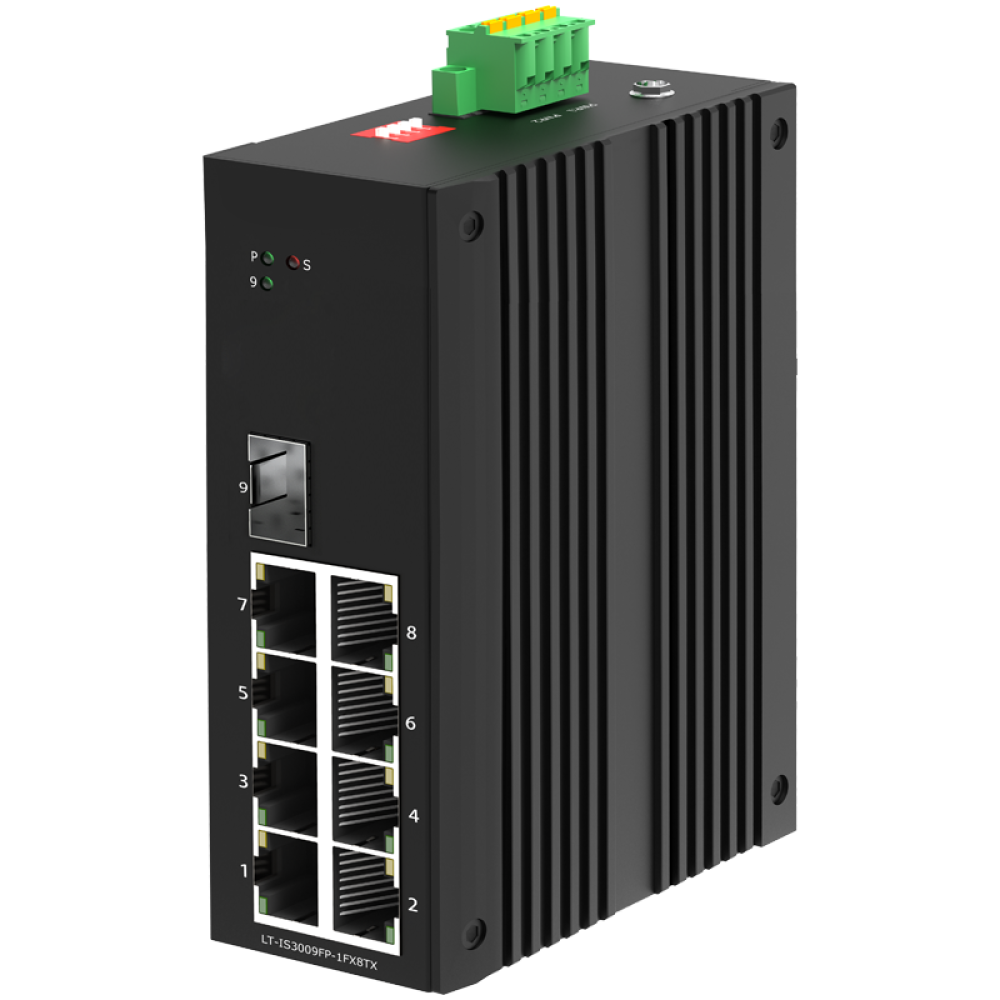 8*10/100Base-TX PoE + 1*100Base-FX Industrial PoE Switch