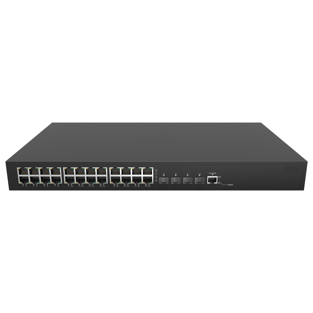 24*10/100/1000Base-T + 4*1G/2.5G SFP Layer 2 + Managed Ethernet Switch